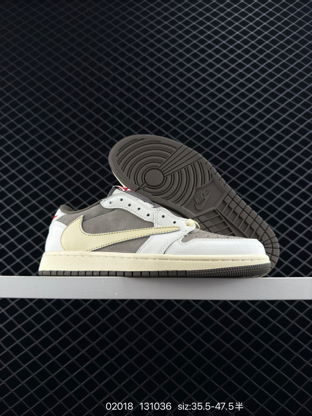 Fragment Design x Travis Scott x Nike Air Jordan 1 Low OG SP”Military Blue”